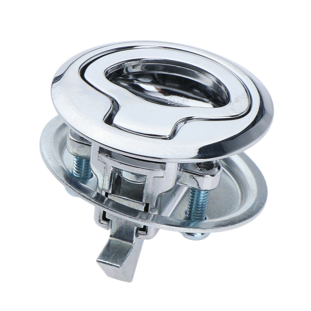 Flush Deck Hinge Pull Locker Hatch Latch Boat Yacht Turning Lock Lift Handle