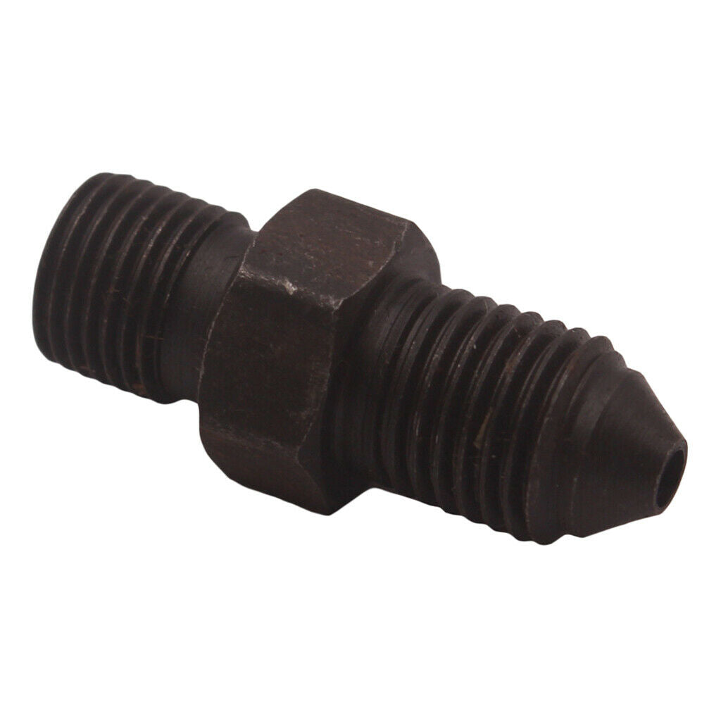 4AN Male to 7/16-24in Male Inverted Flare Steel Fittings, Anodise Black