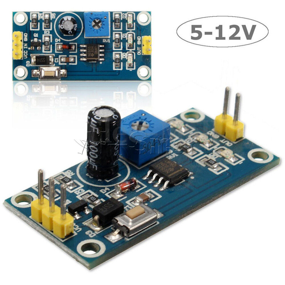 Delay Relay Shield Timer NE555 Switch Module 0 to 150 Second Adjustable DC 5-12V