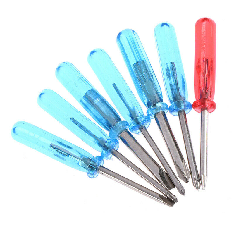7 Pcs/set blue 45mm x 3mm mini small cross screwdriver set repair toolP Fx