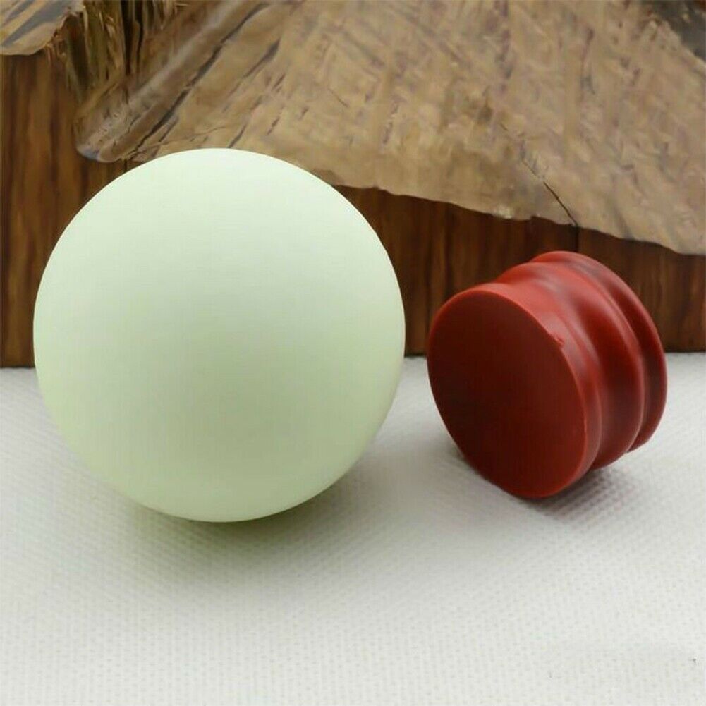 35MM Glow In The Dark Stone Green Luminous Quartz Crystal Sphere Ball Stand