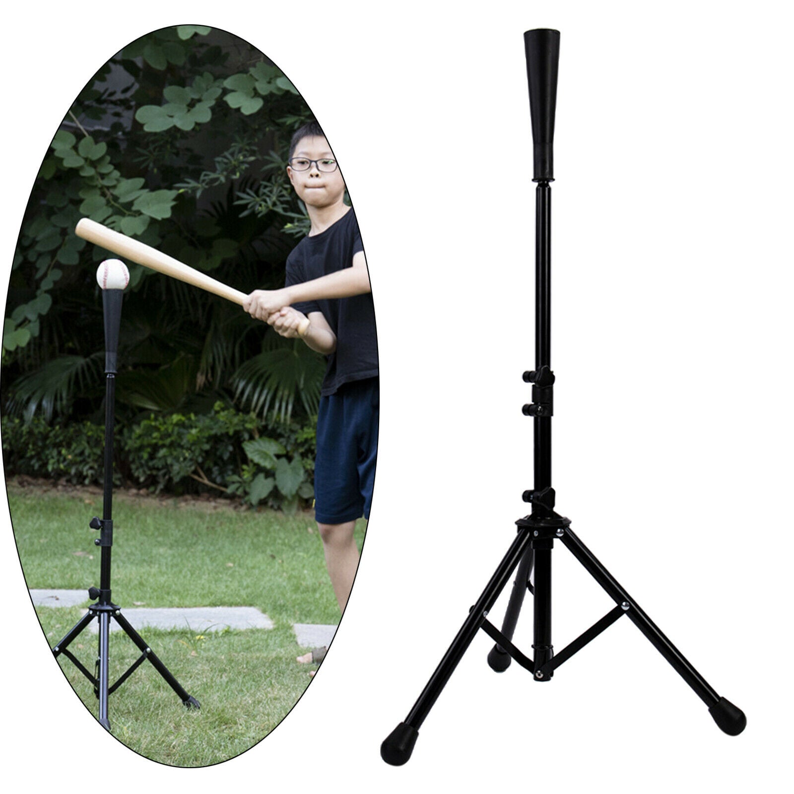 Athletic Tee Hitting Works Baseball Softball Girls Outdoor Travel Batting