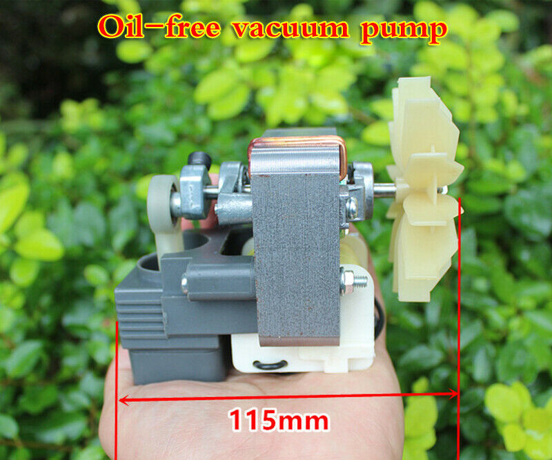1pcs AC 220V small vacuum pump AC oil-free low noise silent booster pump