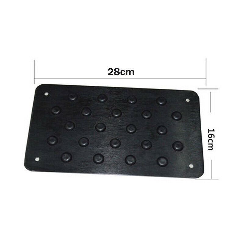 Car Aluminum Brake Clutch Foot Pad Pedal Throttle Non-Slip Wear-resistant Black