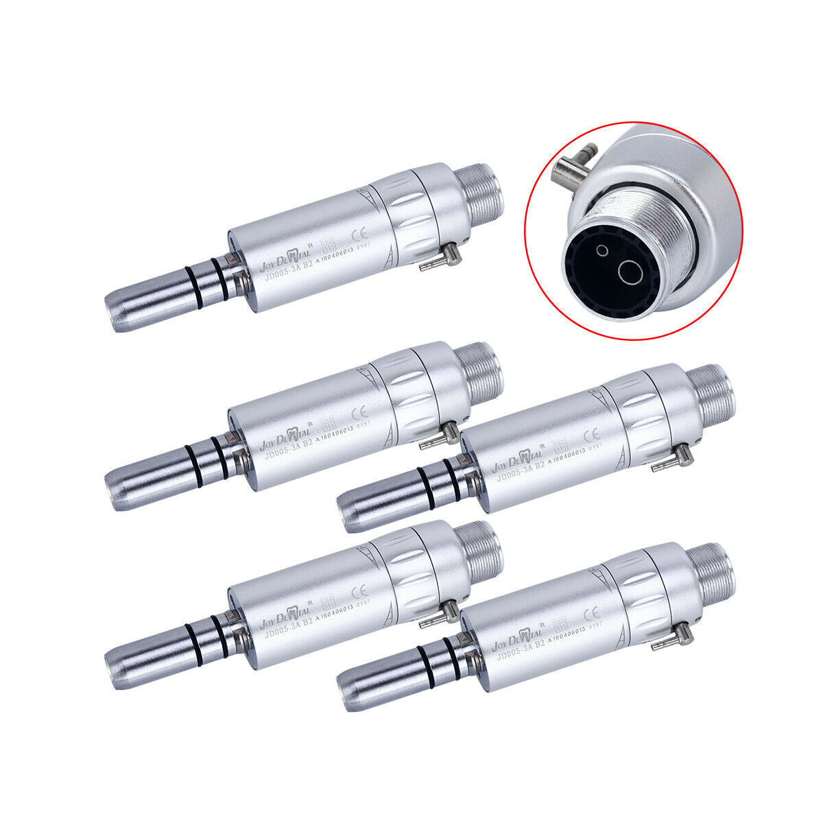 5X NSK Style Dental 2 Holes Low Speed Handpiece E-type Air Motor EX-203C