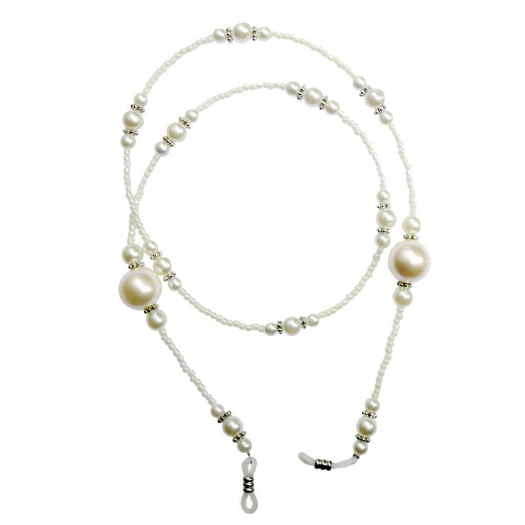 2Pcs 68cm Eyeglasses Rope Beaded Eyewear Chain Holder Unisex Accessories