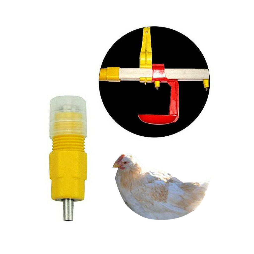 10Pcs Automatic Water Feeder Waterer Drinker Nippers for Chicken Duck Chicks