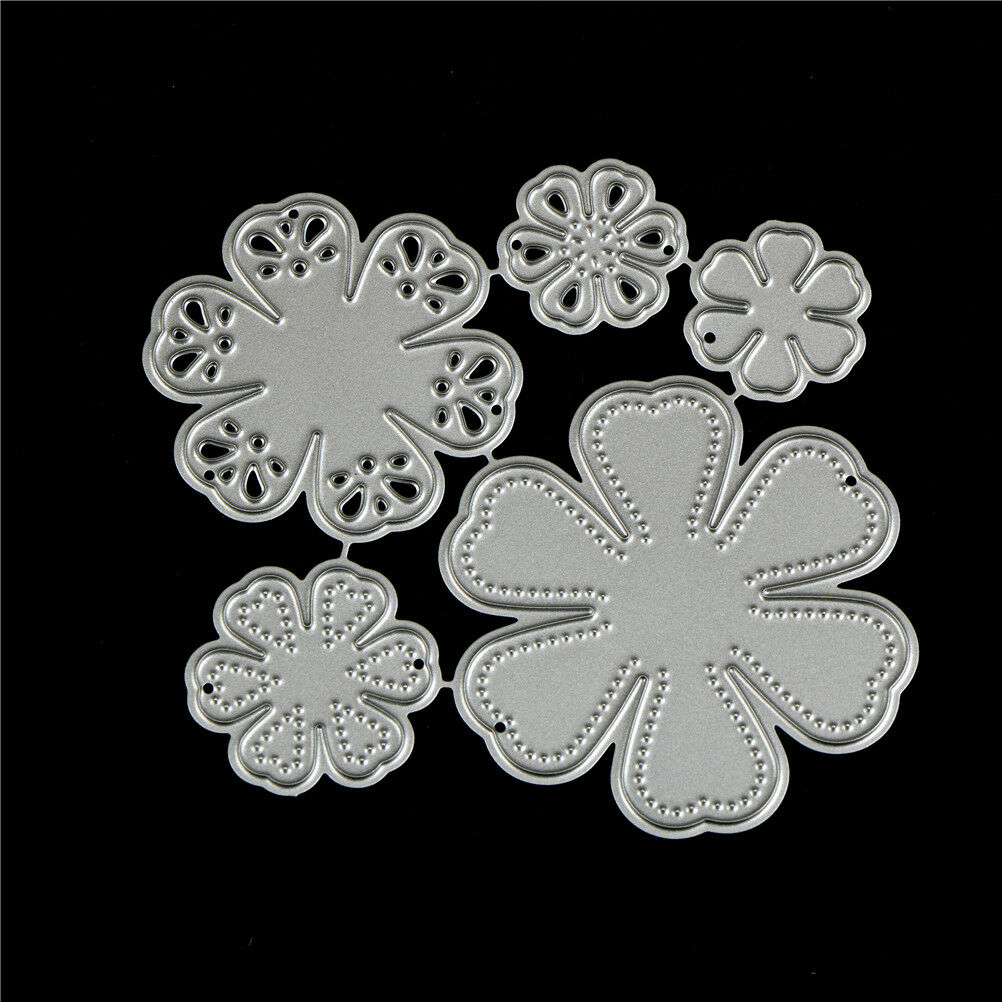 Lovely Bloosom Flower Cutting Dies Scrapbooking PhotoDecor Embossing Makin.l8