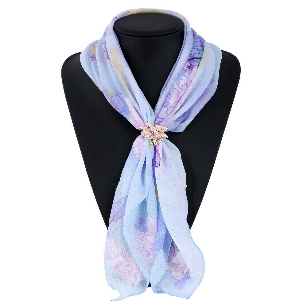 Scarf Ring Clip Buckle Scarf Butterfly Buckle Holder Women Scarf Jewelry