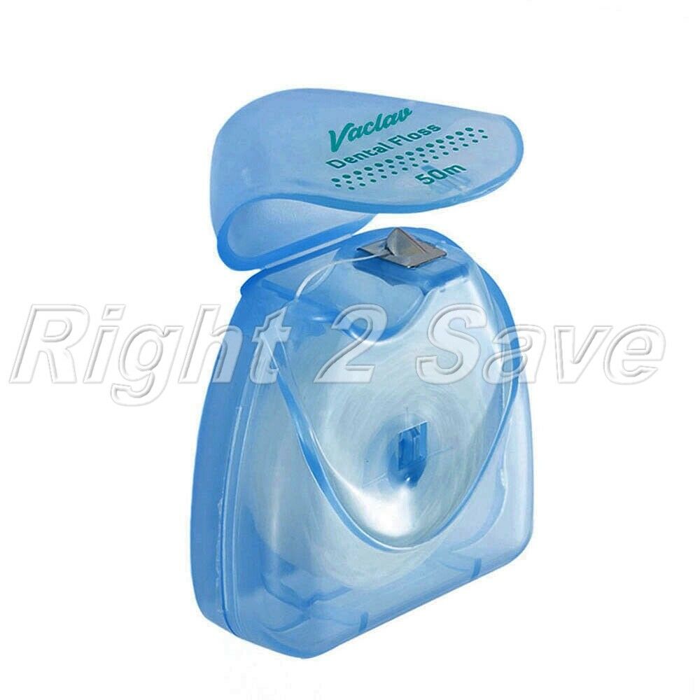 50m Dental Flosser Floss Spool Wax Mint Toothpick Dental Care Oral Hygiene