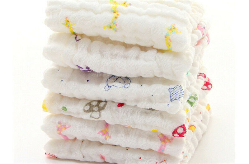 Baby Cotton Gauze Towel Towel Wash Cloth Handkerchiefs Feeding Saliva Tow.l8