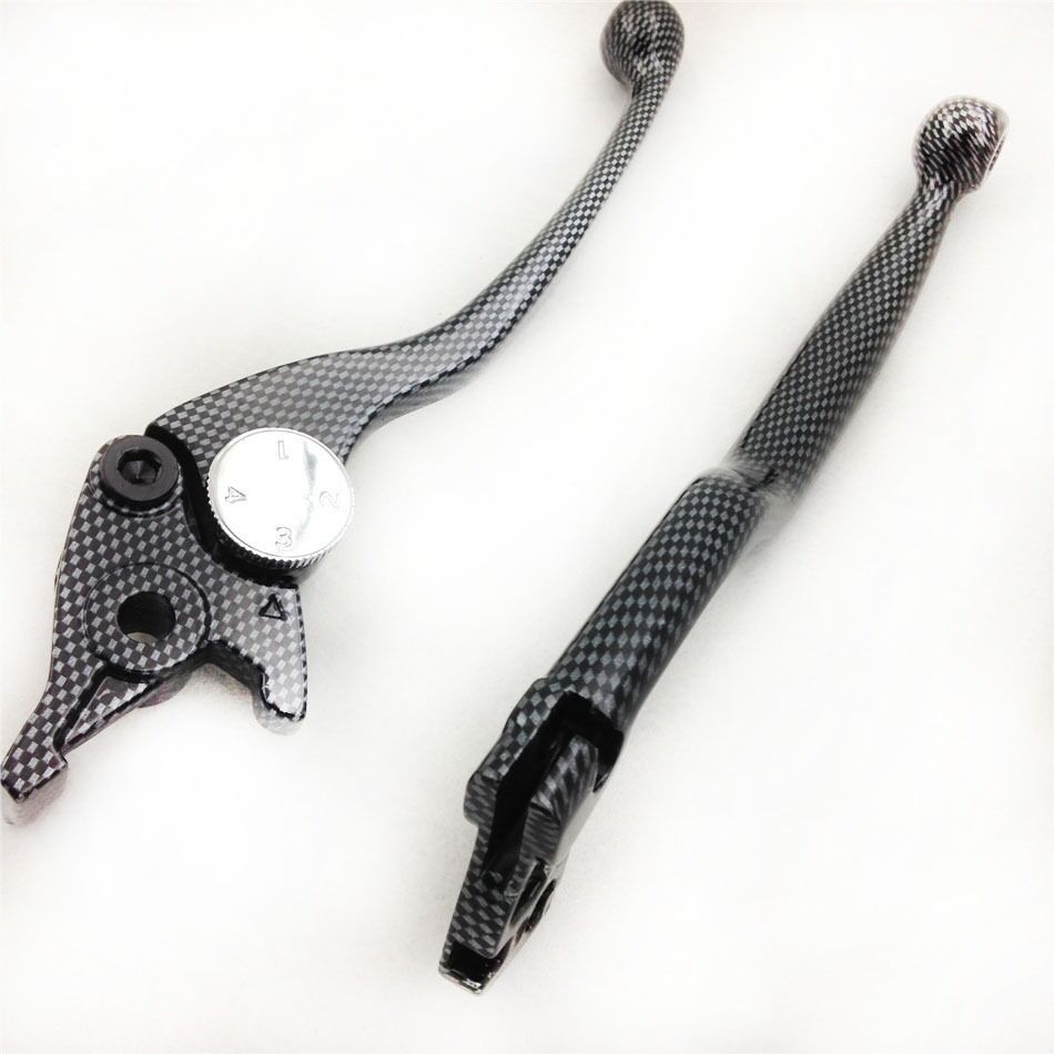 Carbon Brake Clutch Hand Levers for SUZUKI GSXR 600 750 Katana 750F SV650 SV650S