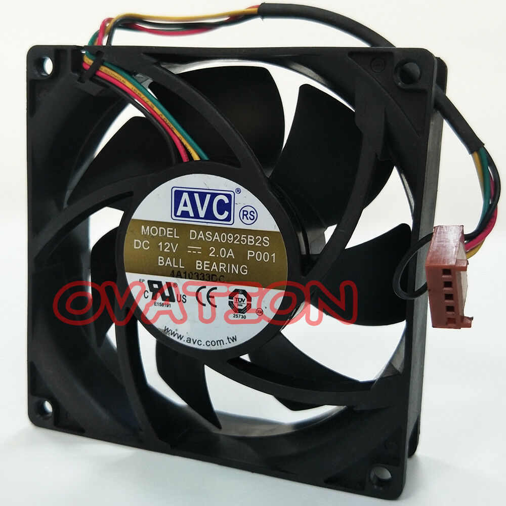 For AVC DASA0925B2S 12V 2.0A 9CM 9025 4pin pwm cooling fan