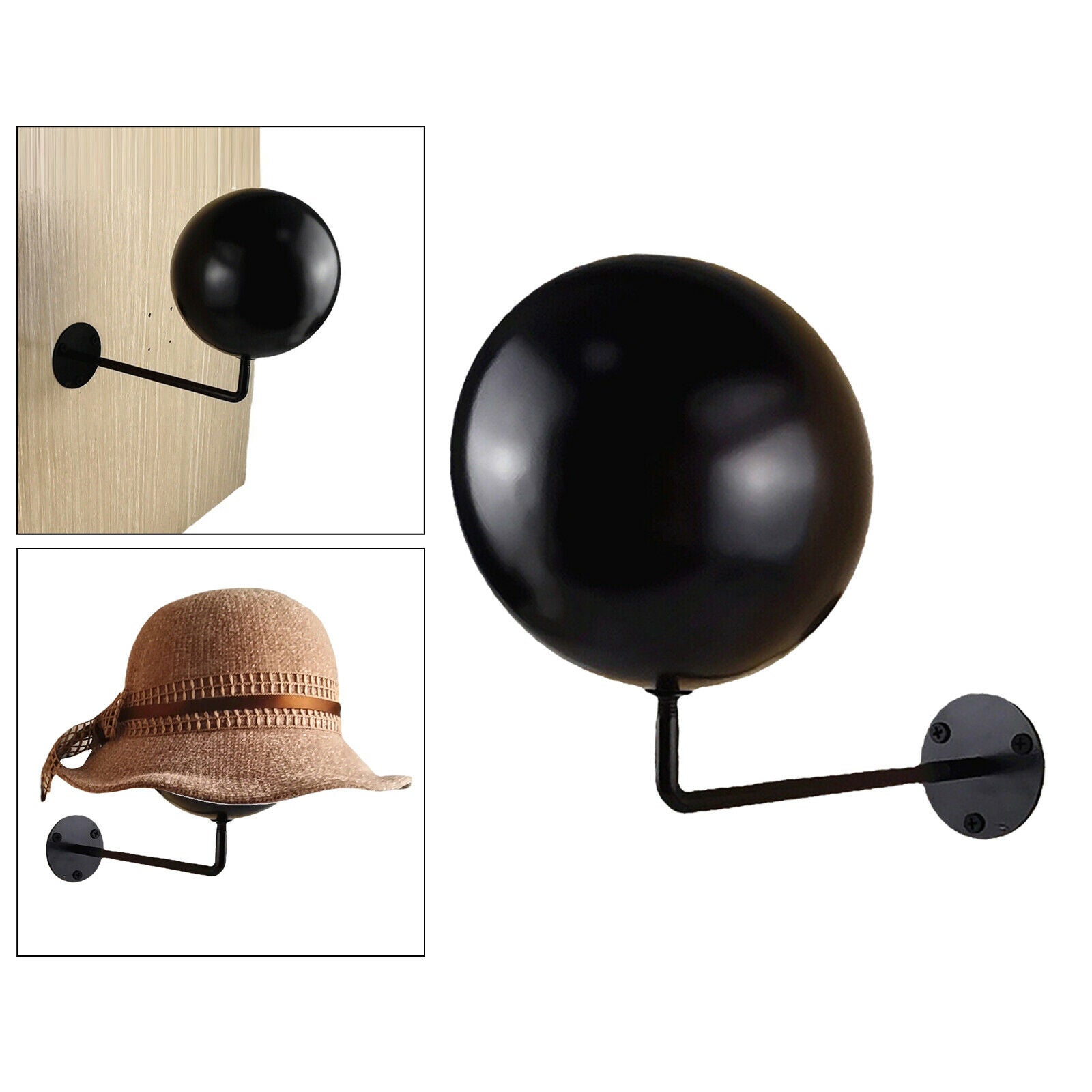 Bike Helmet Holder Jacket Bags Hook Rack Hanger Showing Multi-functional