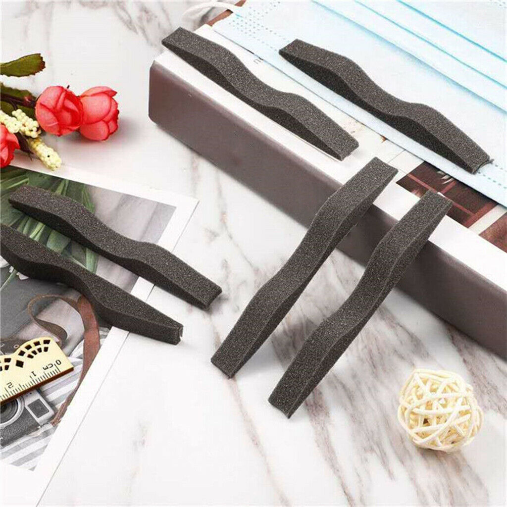 10 Pieces Anti Fog Sponge Nasal Bridge Strips Strips for Mouth Covering