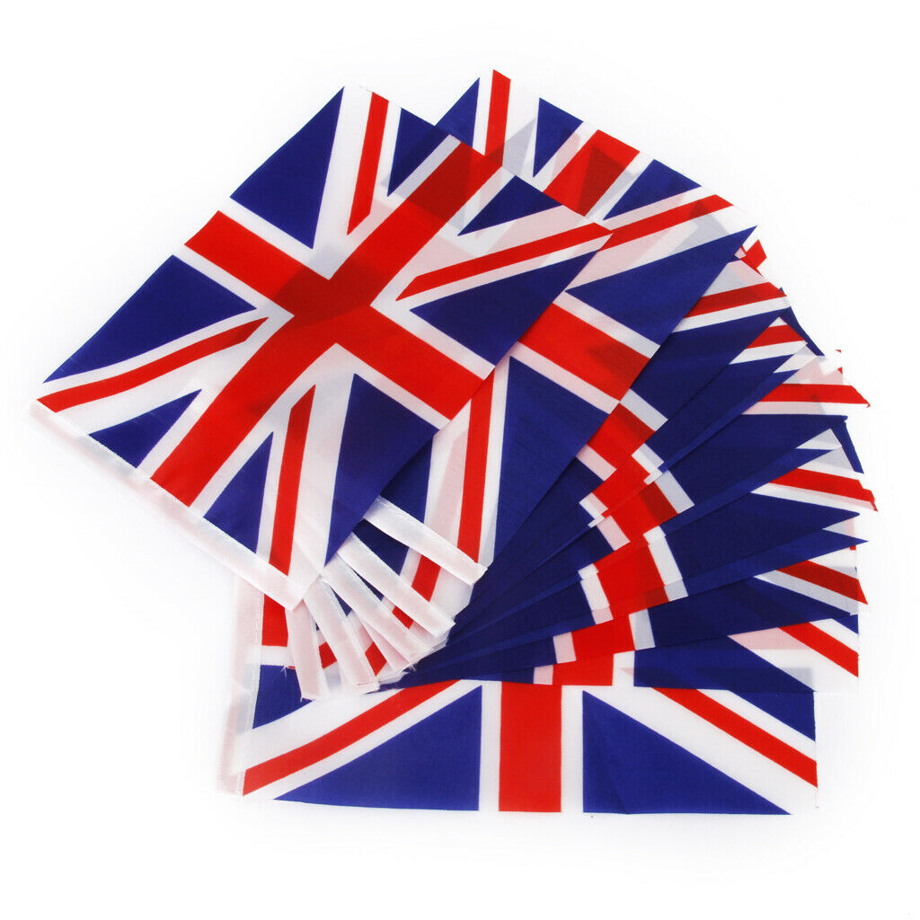 Pack of 12pcs UNION JACK SMALL HAND WAVING FLAG UK GB British Great Britain