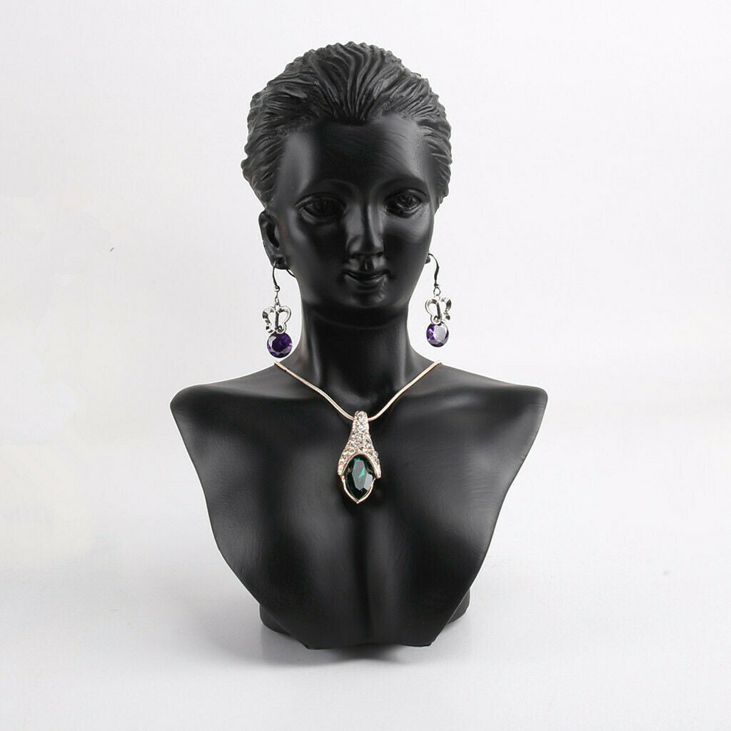 Black Chain Jewelry Necklace Shop Display Holder Stand Organizer