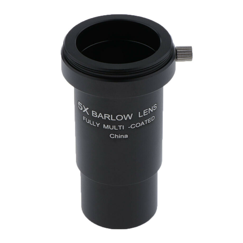 Telescope Barlow Lens 5X Accessory 1.25"/31.75mm M42x0.75mm For