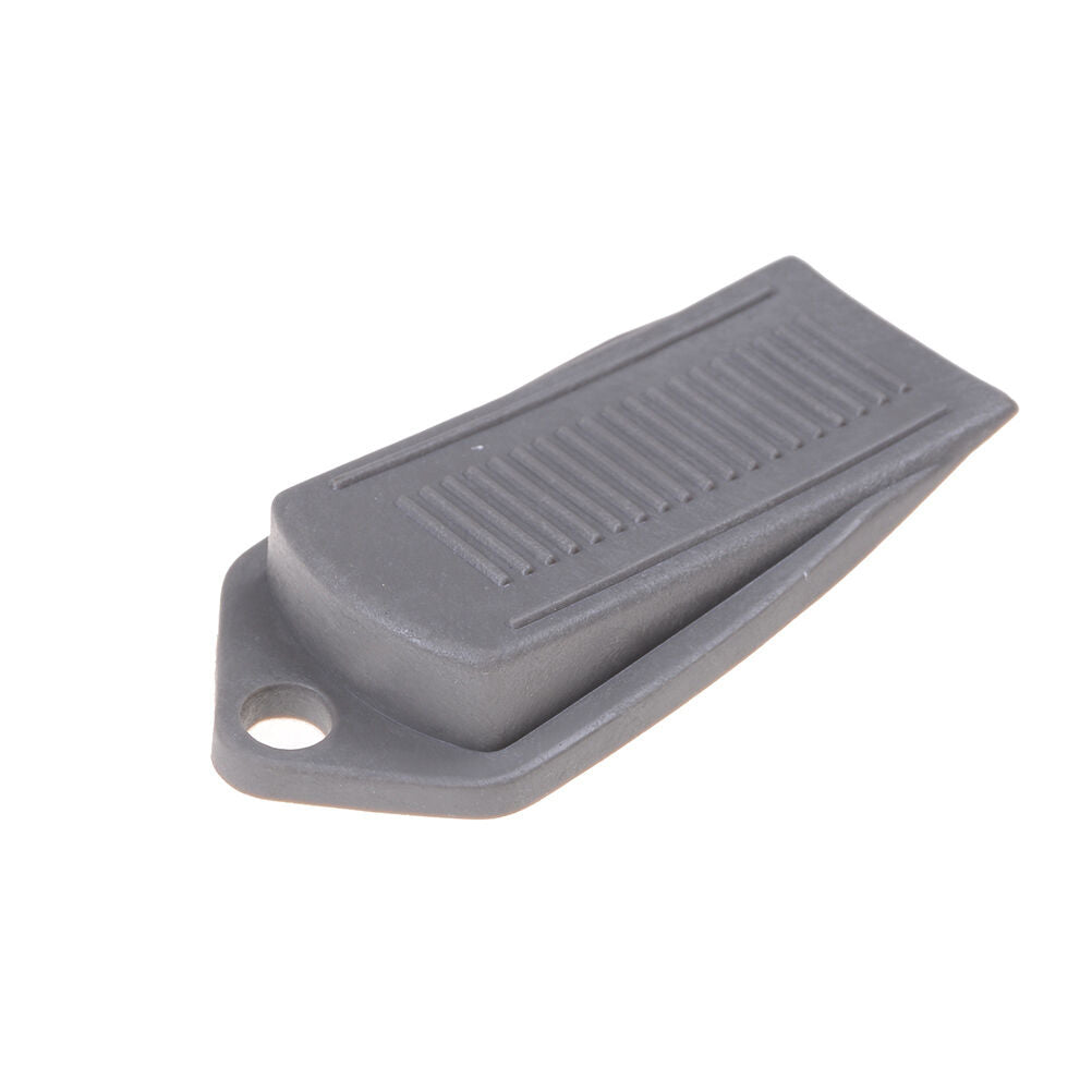 2pcs Door Wedge Shaped Rubber Door Stops Non-Slip Black Rubber Door Buffe.l8