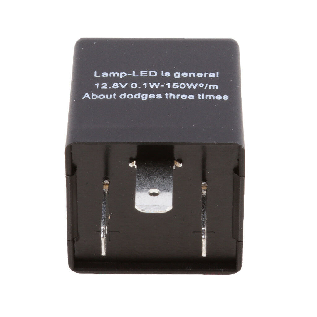 3-Pin CF13 12V LED Flasher Relay Fix Turn Signal Light Flash Issue