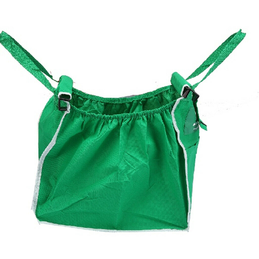 5 pieces of foldable, reusable supermarket shopping bags with clips