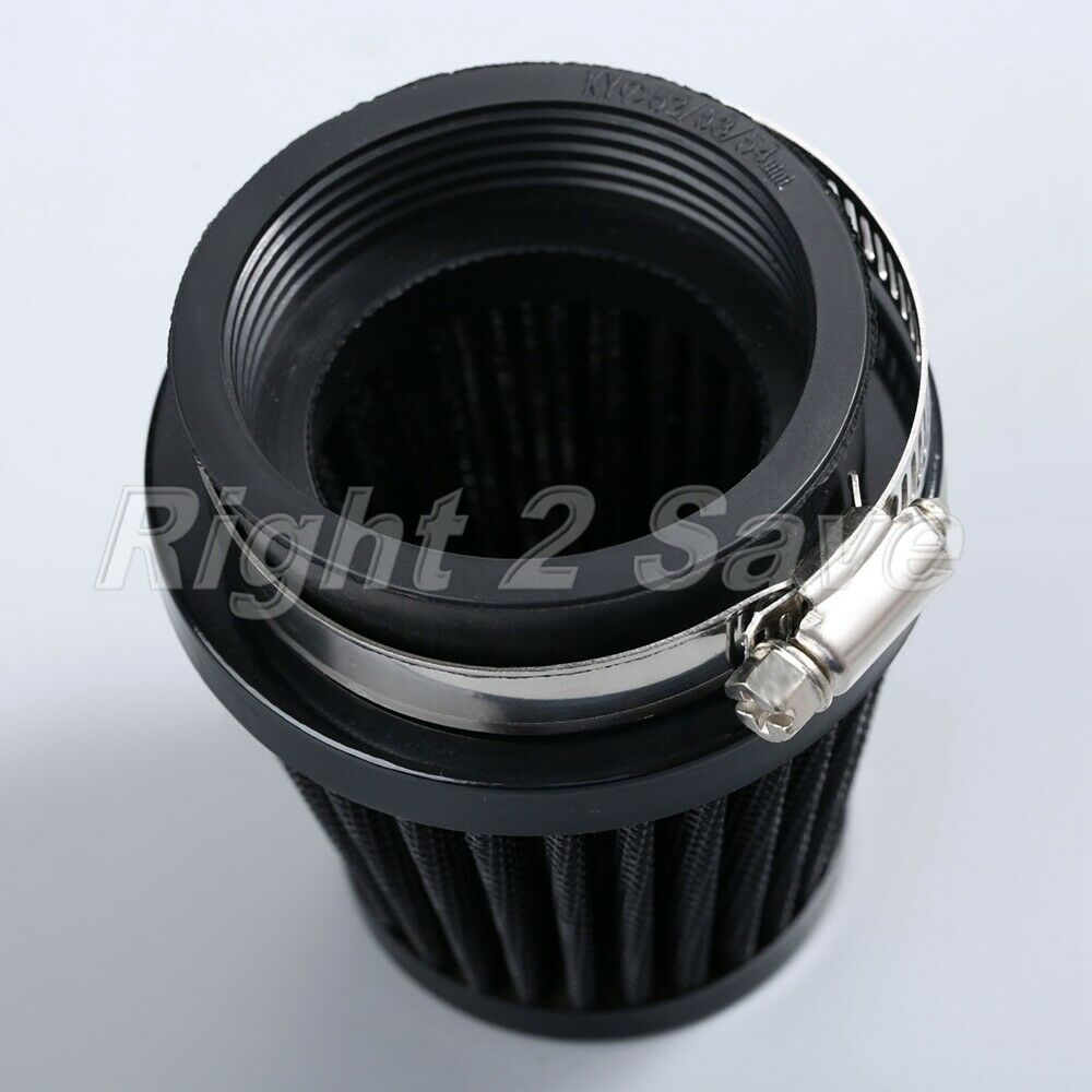 54mm Motorcycle for Minibike Scooter ATV Air Intake Filter Cleaner Rubber Metal