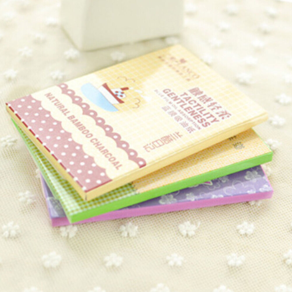 1 Pack Powerful Makeup Facial Oil Control Tissue Oil Absorbing Blotting Paper DD