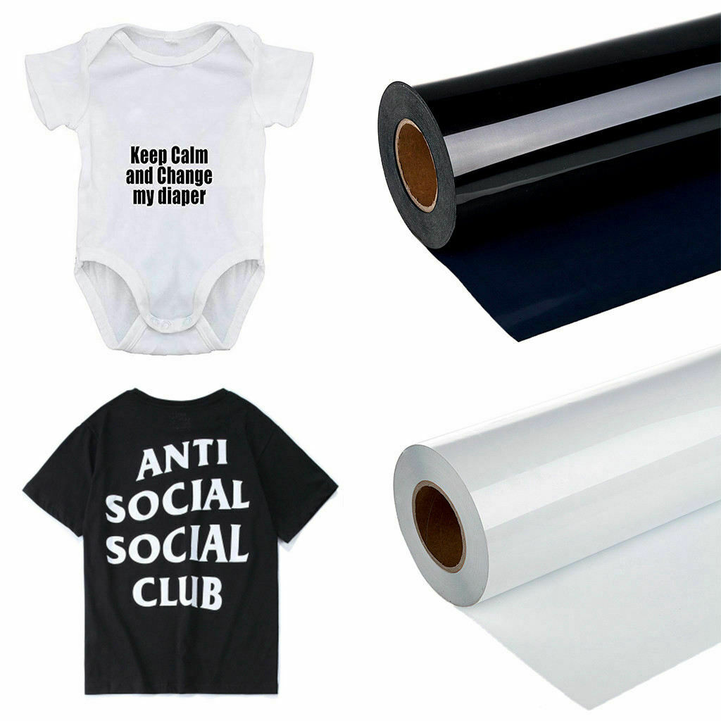 Black Vinyl Foil Adhesive Foil Iron-on Transfer Paper Transfer Foil Textile Foil