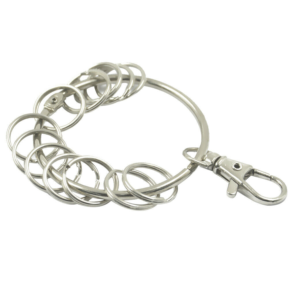Sturdy Metal Jump Rings Keychains for Jewelry Necklace Earring Making Crafts