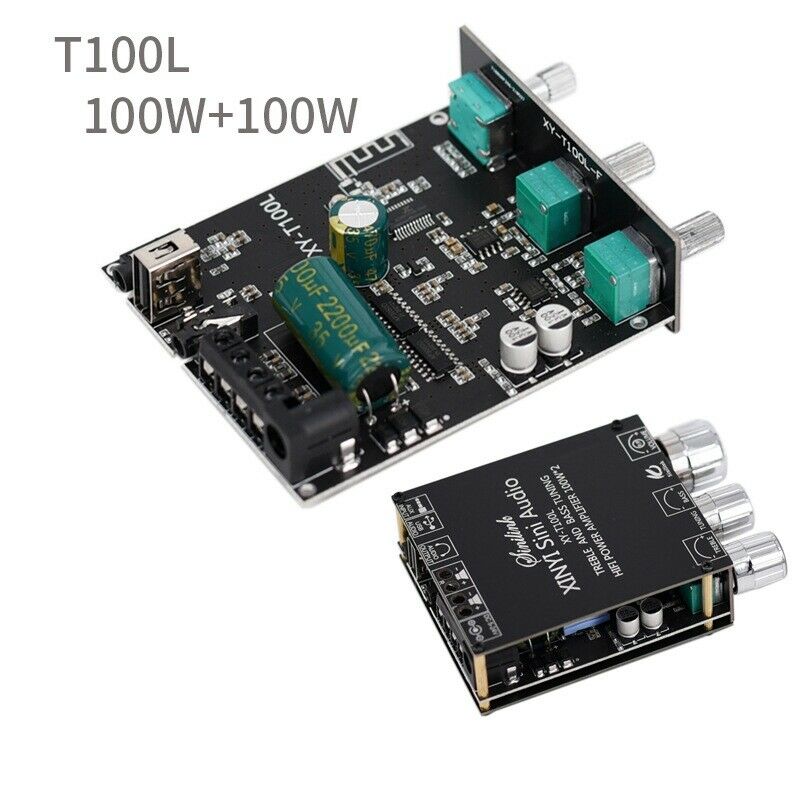 Mini Bluetooth 5.0 100W Digital Power Amplifier Board Speaker Stereo Home MusiP4