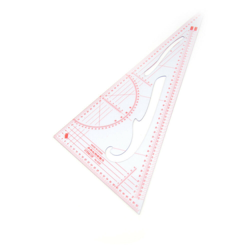 Multi-function Triangular Ruler Measure Dressmaking Tailor Supplies SewinJCA_DD