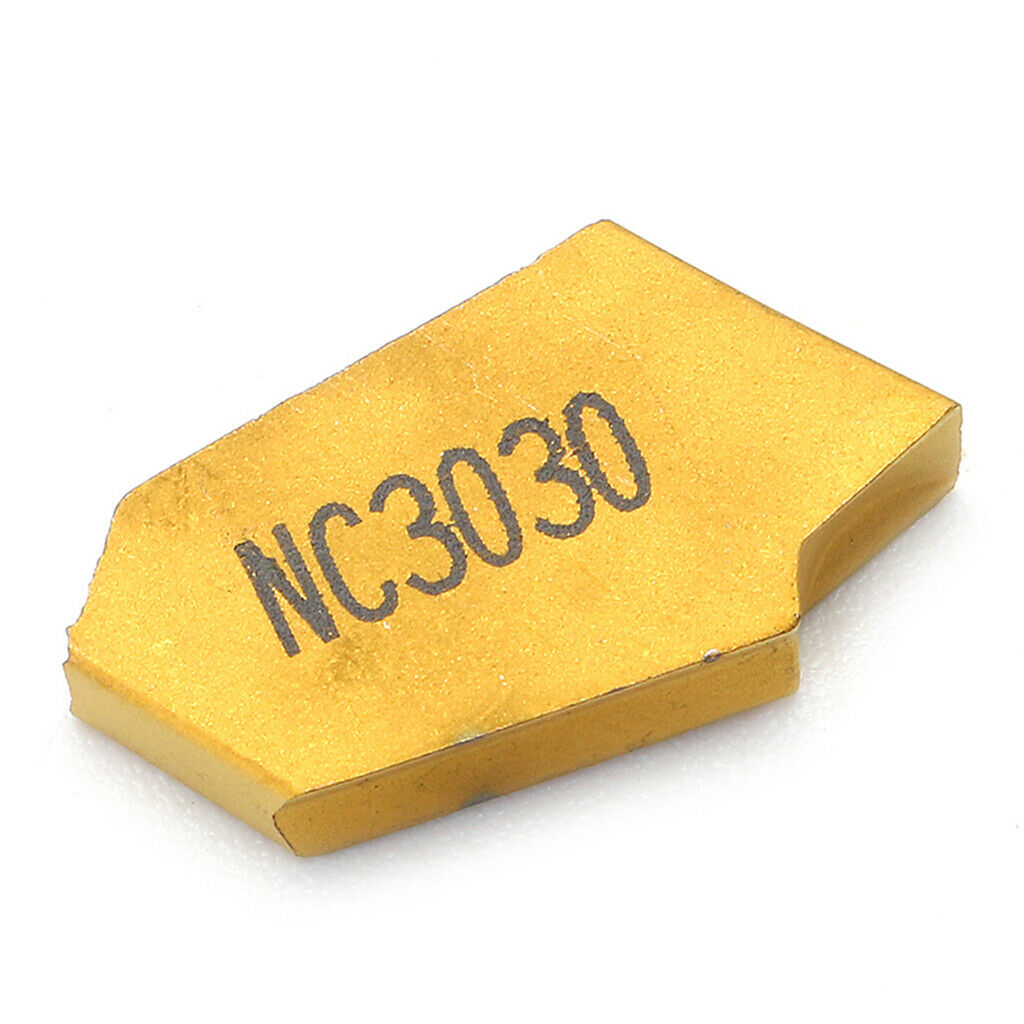 Pack of 10 GTN3 Carbide Parting Off Tips Inserts Cutting CNC Tool Accs