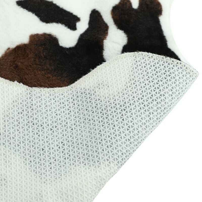 Imitation Animal Skins Rugs and Carpets Cow Carpet Carpets for Living Room BedK5