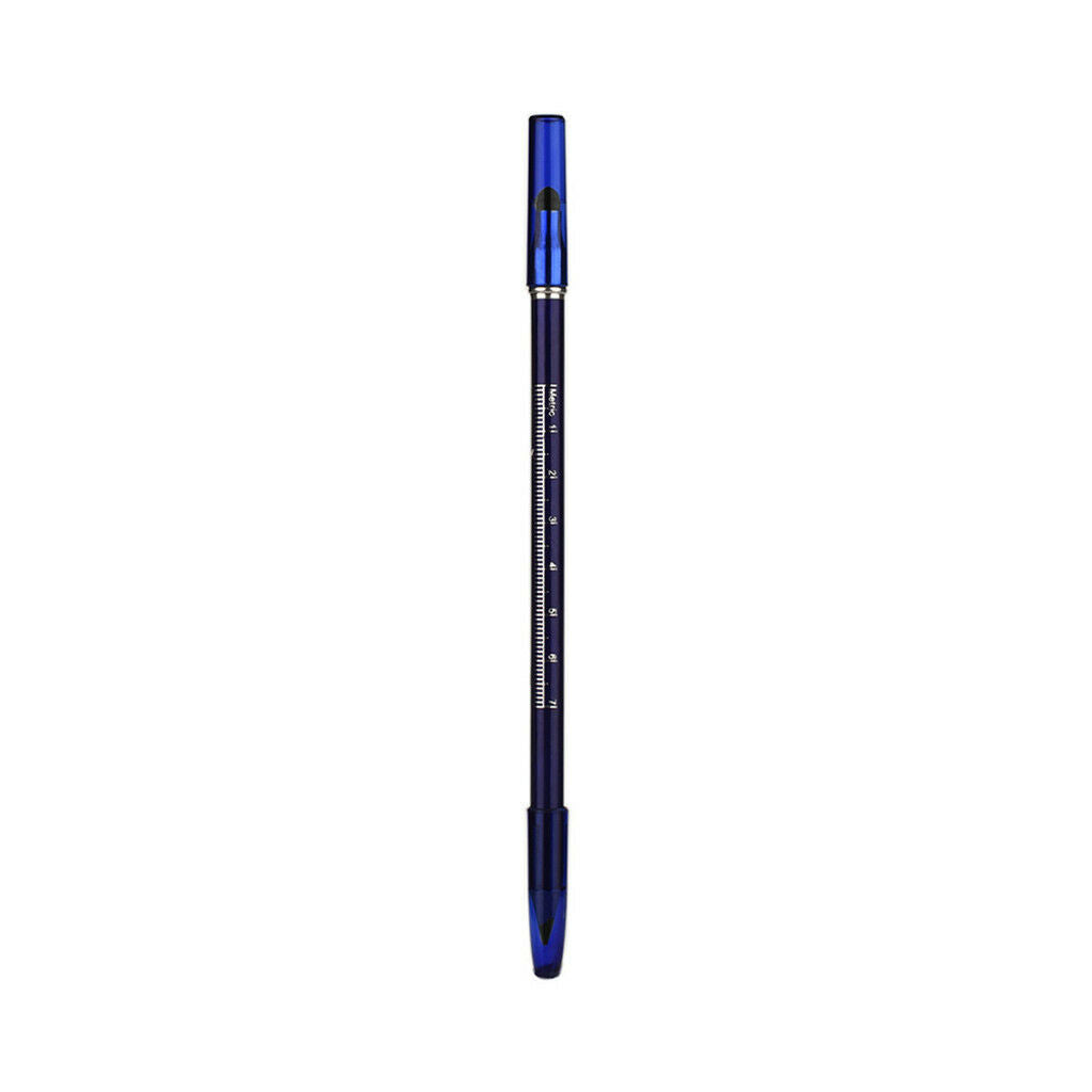 12Pcs/Pack Eye Brow Define + Fill Pencil Makeup Tool, Coffee - Waterproof and
