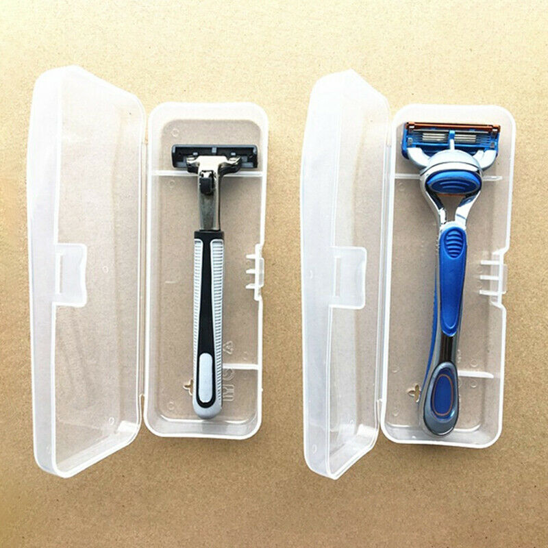 Men's Shaver Storage Box Portable Travel Razor Case Shaving Box ContainersA KX