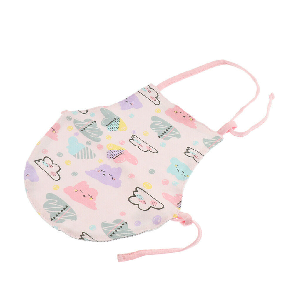 Cotton Apron Saliva Towel Burp Clothes For Infant Newborn Baby - Purple Clouds