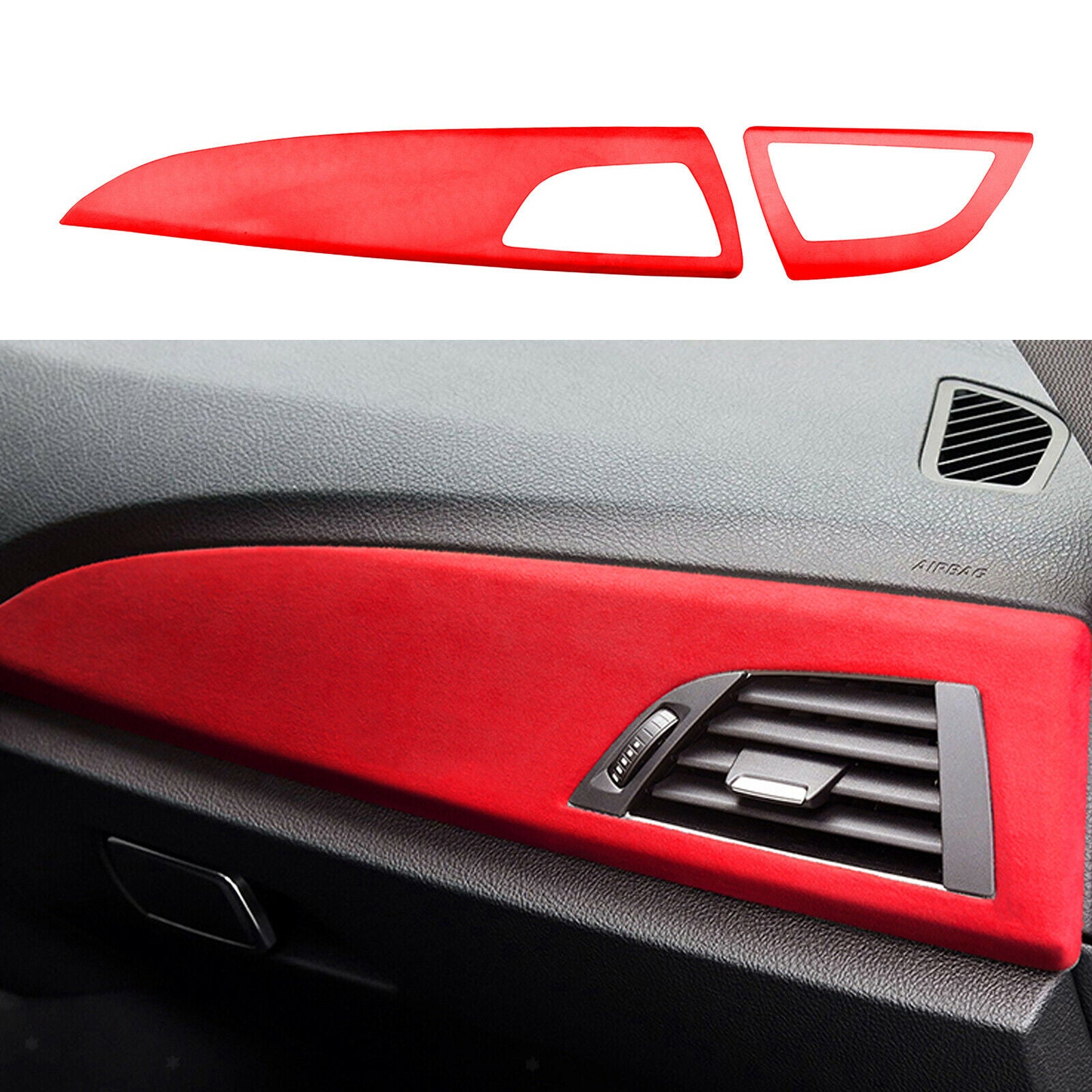 Dashboard Decals Stickers Compatible For BMW F23 1 Series 2 Series B,red
