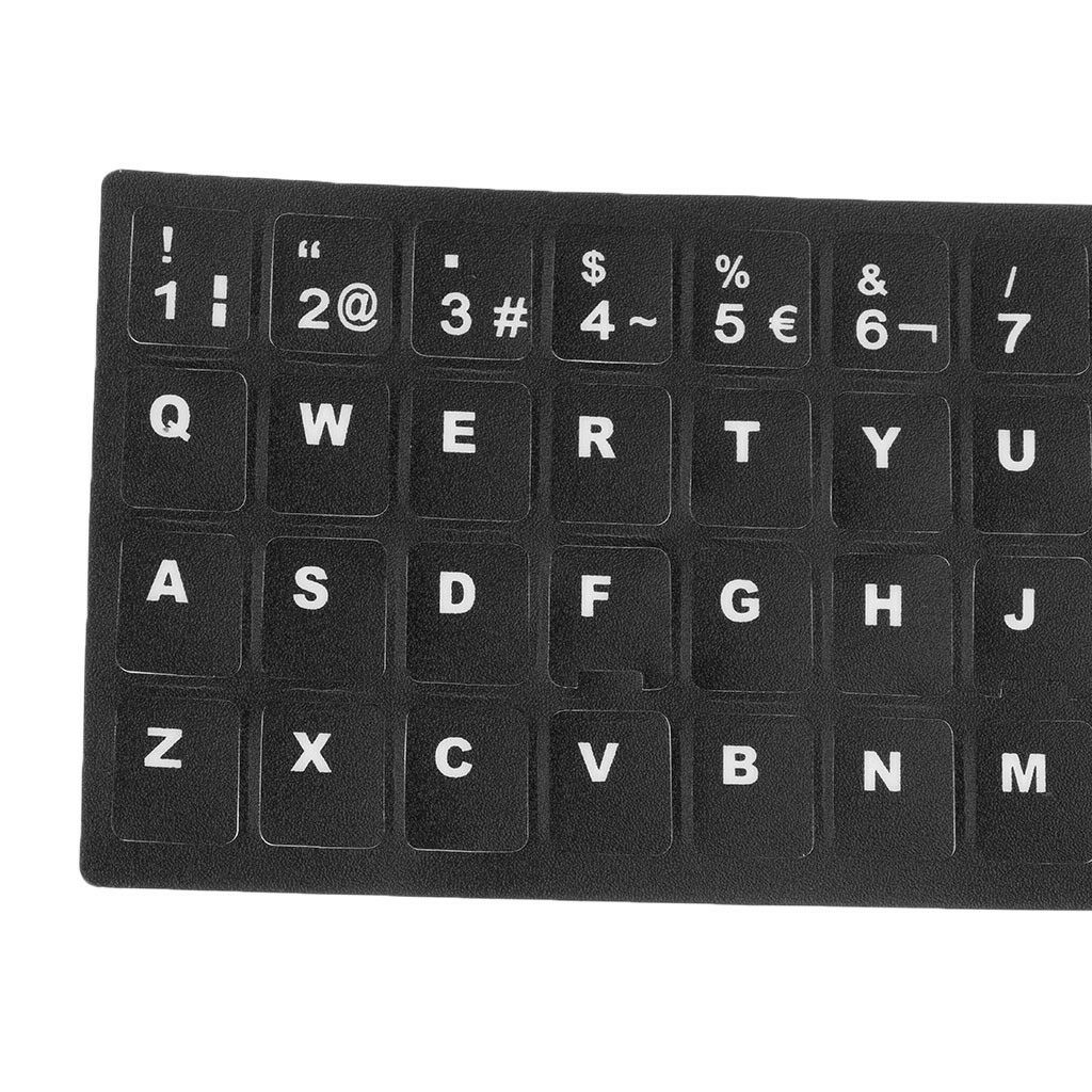 Spanish Non-Transparent Keyboard Stickers Guard Film Protector for Computer