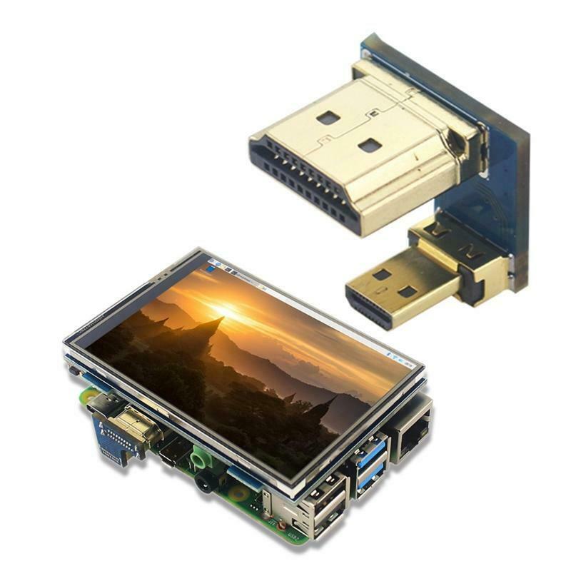 Raspberry Pi 4B Micro HDMI-compatible Adapter High Speed Connector