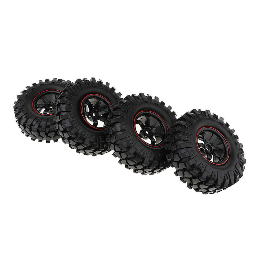1/10 RC Electric 4WD Car Spare Parts 108mm Rubber Tires for