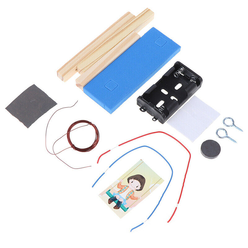 Invention experiment wood electromagnetic science DIY swing set educational  Kt