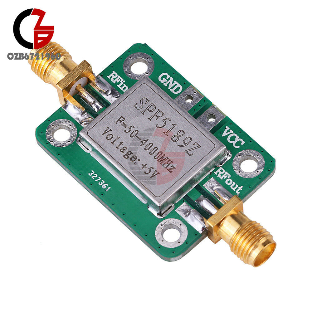 For FM HF VHF UHF Ham Radio LNA 50-4000MHz SPF5189 RF Amplifier Signal Receiver