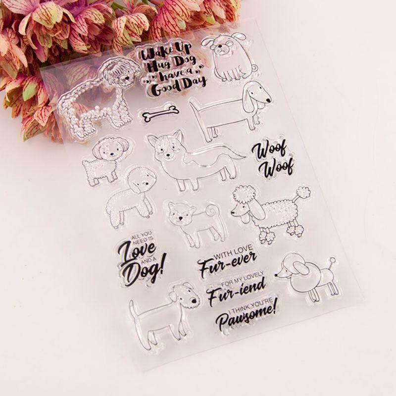 Sheep Seal Stamp with Cutting Dies Stencil Set DIY Scrapbooking Embossing Photo