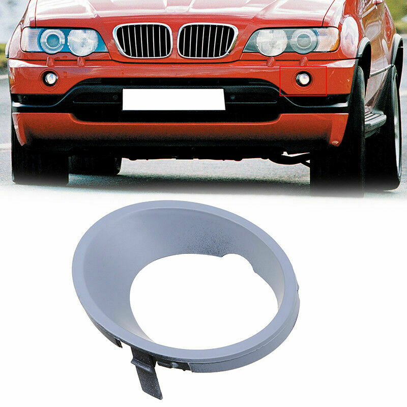For BMW X5 E53 2000-2003 Left Driver Side Fog Light Bezel  Bumper Grille Cover