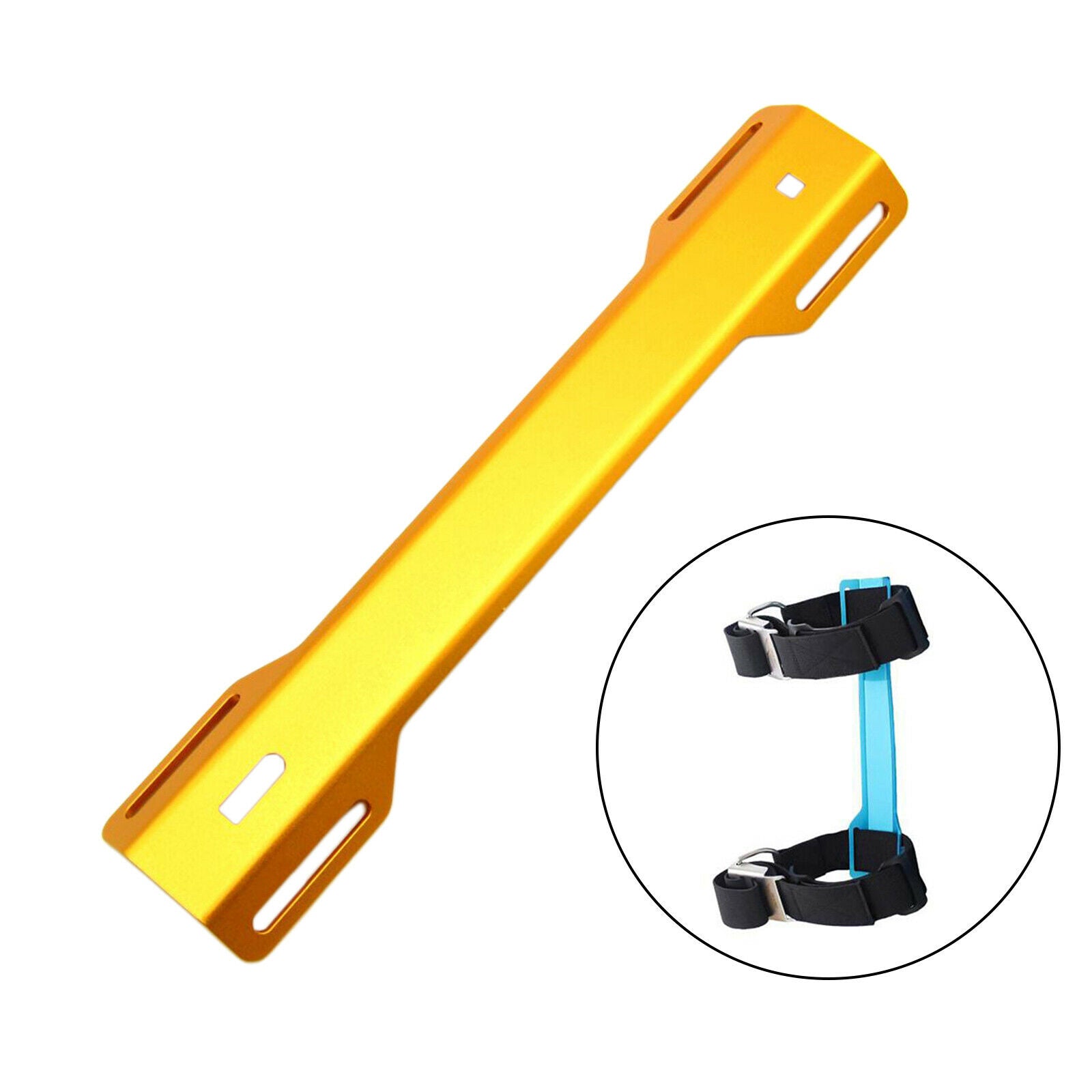 Scuba Diving Tank Adapter (STA) for Scuba Diving Backplate Practical Yellow