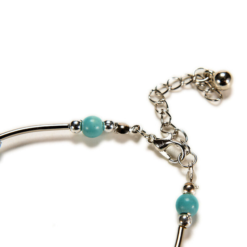Top Lady jewelry turquoise bead owl pendants fashion popular girl bracele.l8