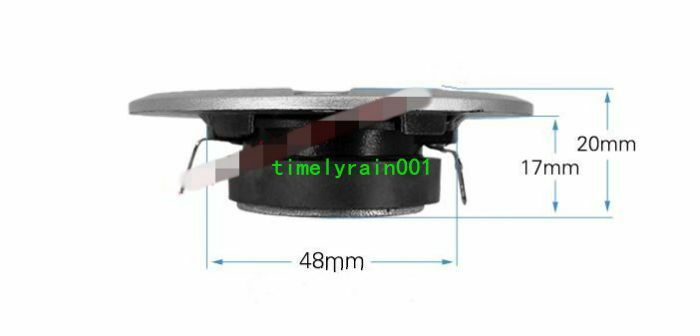2pcs 74MM 4Ohm 4Ω 15W Tweeter Speaker loudspeaker Home Audio treble