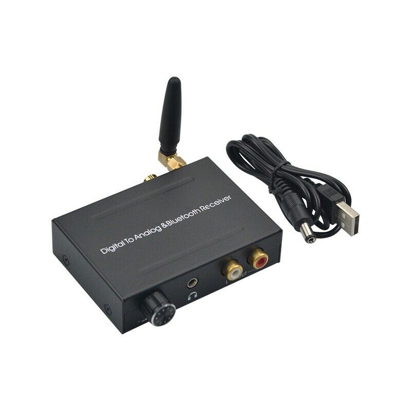 Bluetooth DAC Digital to Analog Audio Converter with Bluetooth Receiver with VM6