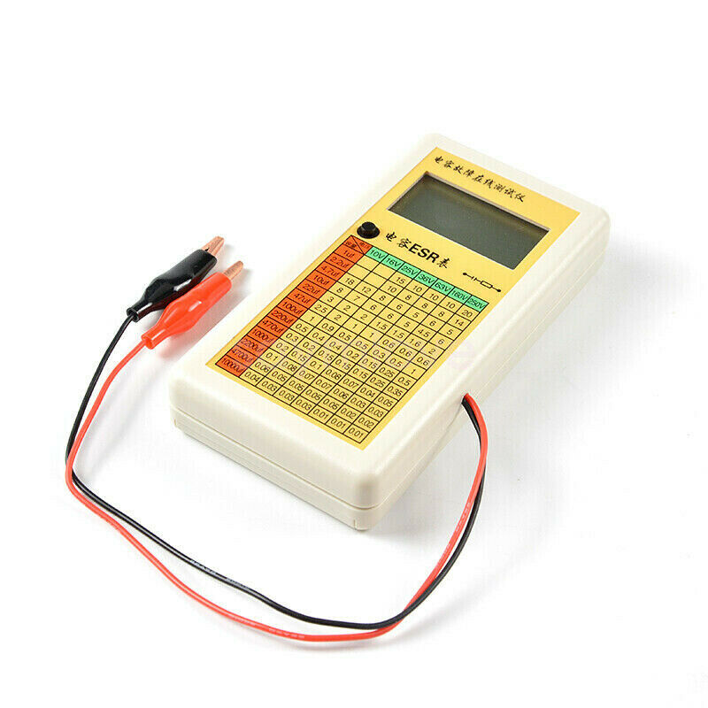 New LCD Digital Capacitor ESR Tester Internal Resistance Meter Test In Circuit