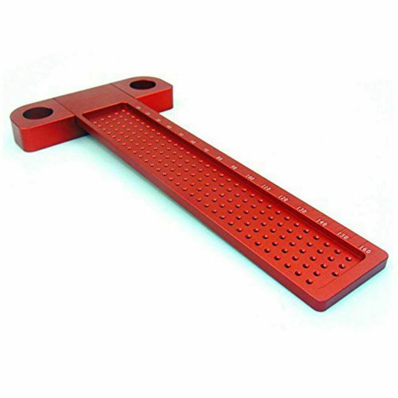 Precision Woodworking T-Square Measu Tools Scribe Aluminum Alloy D4J5